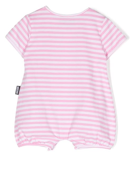 Pagliaccetto bambina a righe MOSCHINO BABY | MUY052LBE0584516